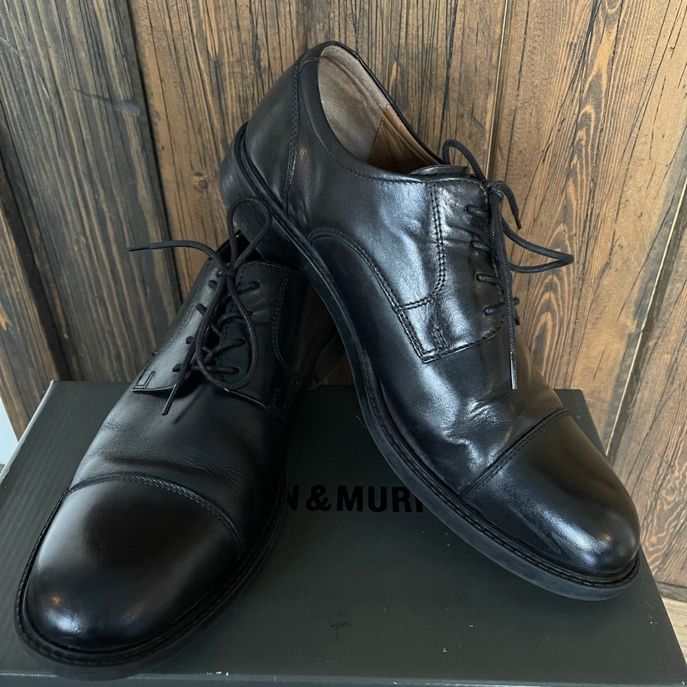 Johnston & Murphy Garner Plain Toe Calfskin
